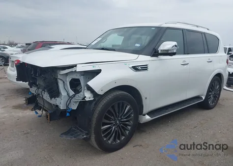 2022 Infiniti Qx80 Sensory z USA, uszkodzony, nr VIN JN8AZ2BF5N9740268